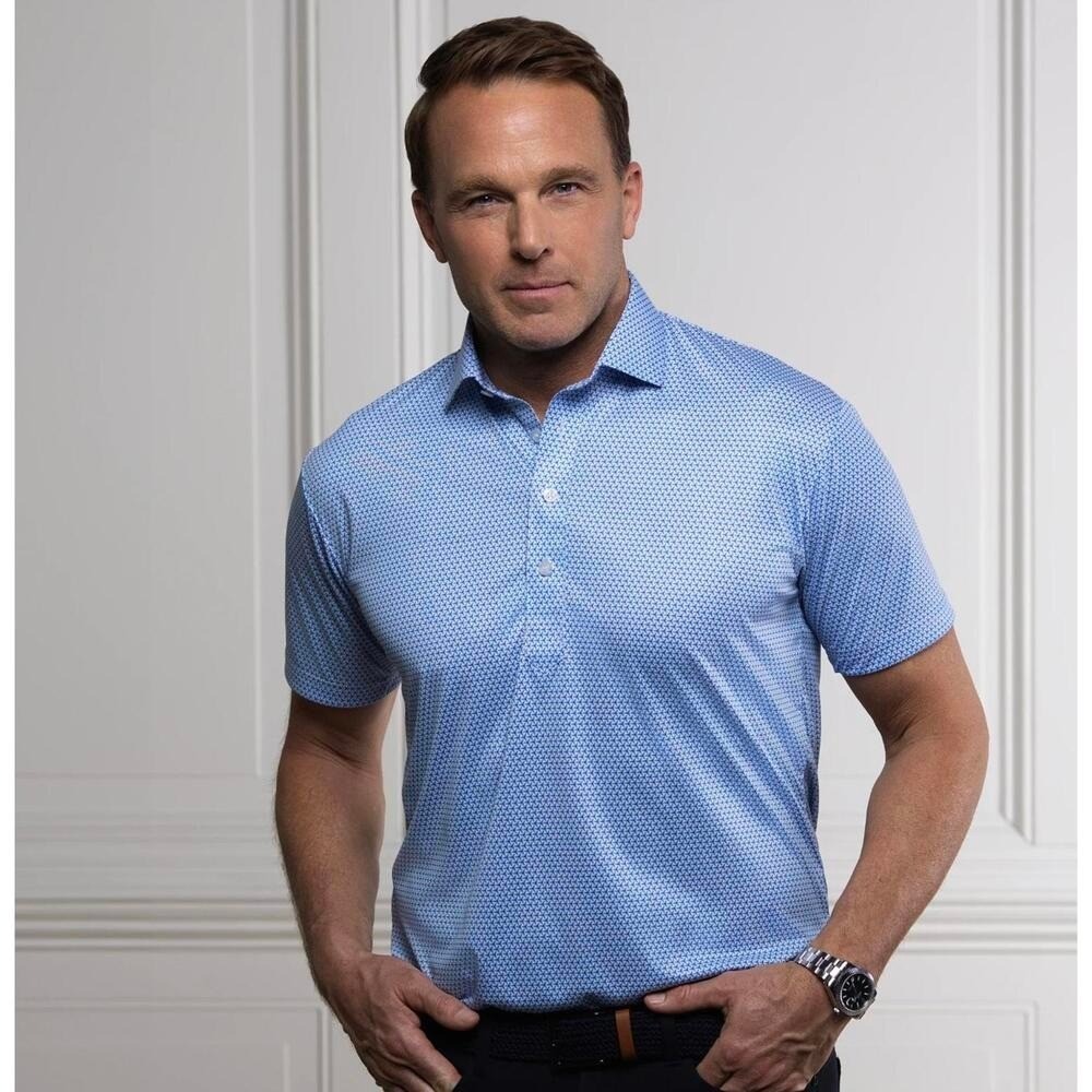 Collars & Co. NWT Semi-Spread Collar Polo Original Fit - Size Large